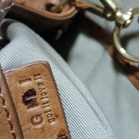 SOLD G.I.L.I. Ostriches Leather Handbag - Picture 9 of 9